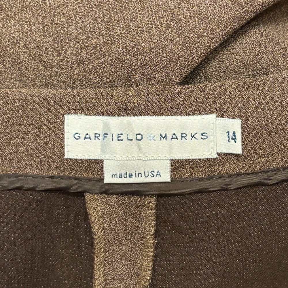 Garfield & Marks Women’s Brown Pants, Trousers. Size 14. NWT - Picture 4 of 7